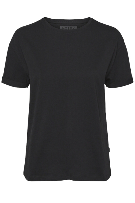 Noisy may zwarte dames t-shirt | Vooraanzicht