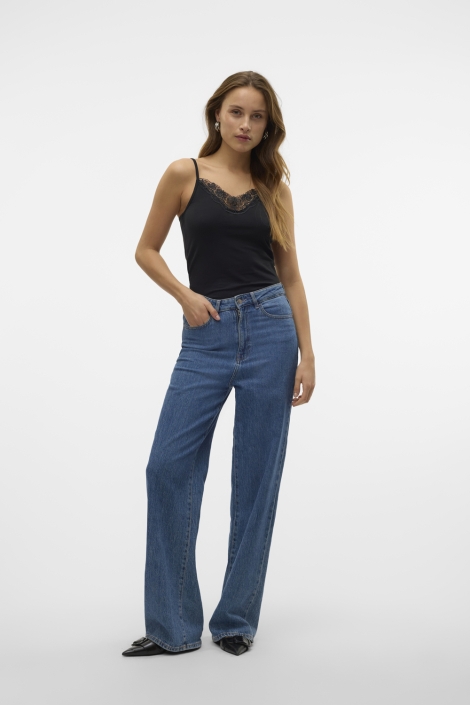 Vero Moda zwarte dames top | Model