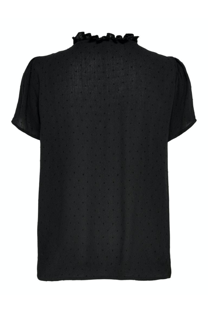 Jacqueline de Yong zwarte dames t-shirt | Achteraanzicht