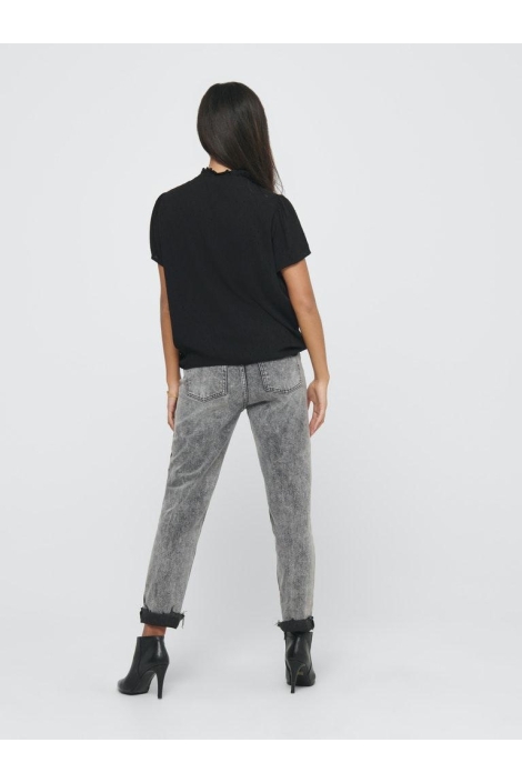 Jacqueline de Yong zwarte dames t-shirt | Model