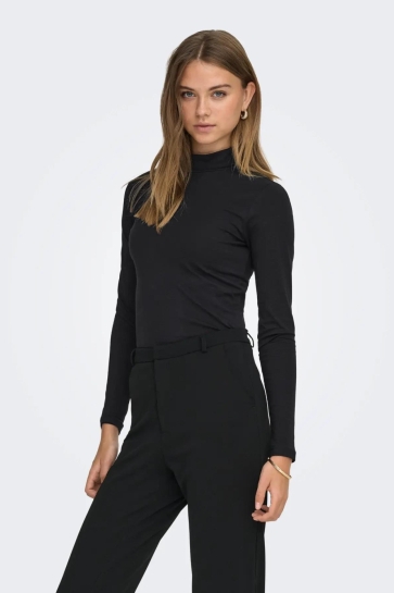 Jacqueline de Yong JDYAVA NEW LIFE TURTLENECK TOP JRS 15211083 Black