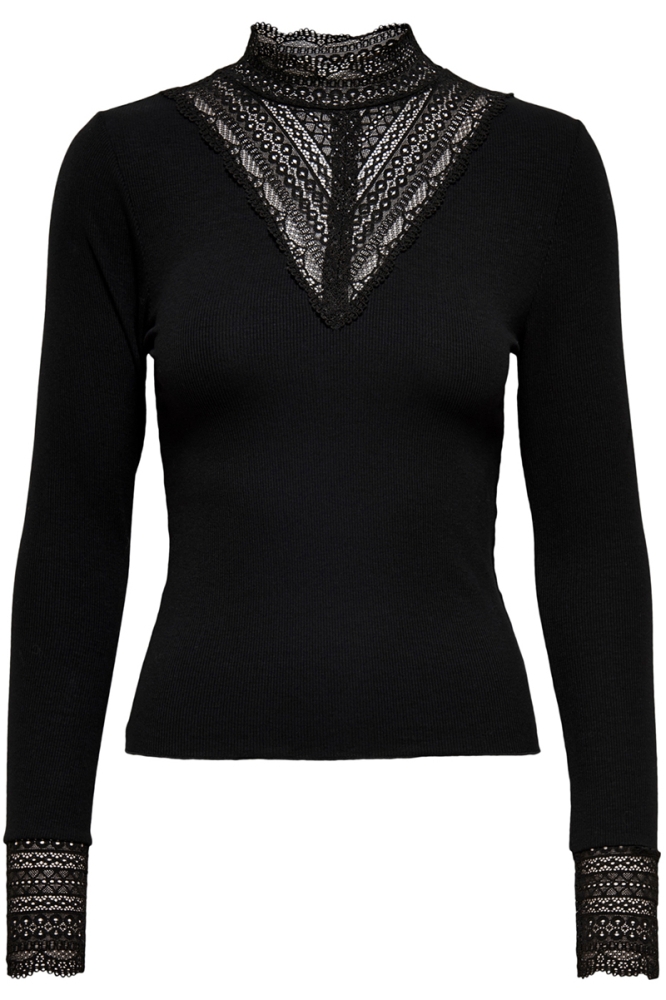 Only zwarte dames t-shirt