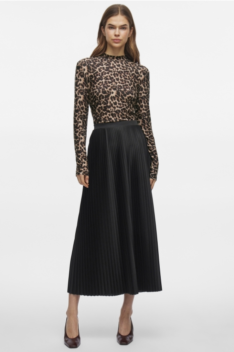 Vila camel dames t-shirt | Model