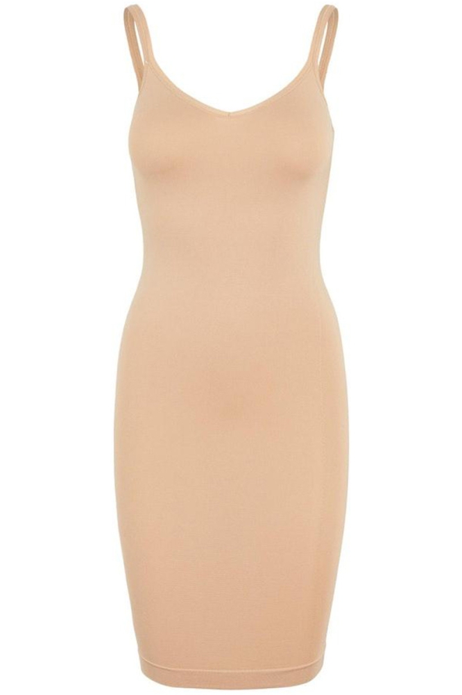 Pieces huidkleurige dames ondergoed | Vooraanzicht