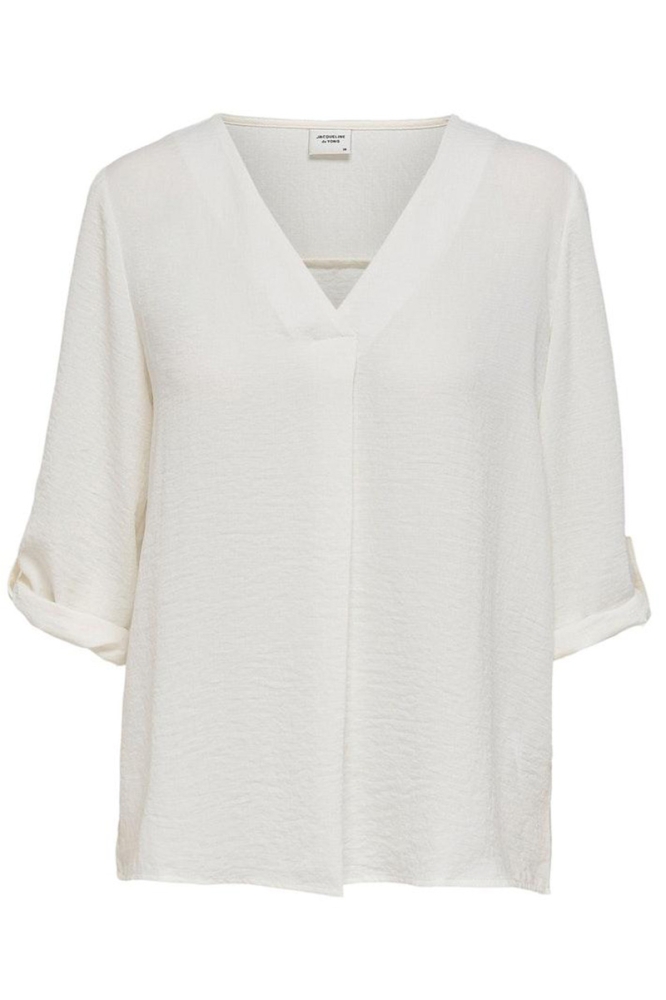 Jacqueline de Yong witte dames t-shirt | Vooraanzicht