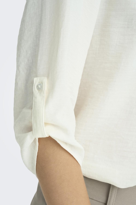Jacqueline de Yong witte dames t-shirt | Close up