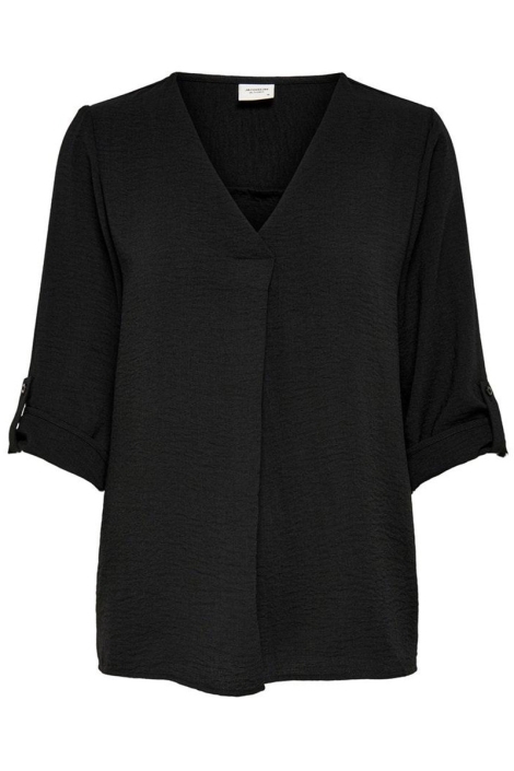 Jacqueline de Yong zwarte dames blouse | Vooraanzicht