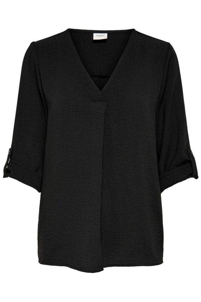 Jacqueline de Yong zwarte dames blouse | Vooraanzicht