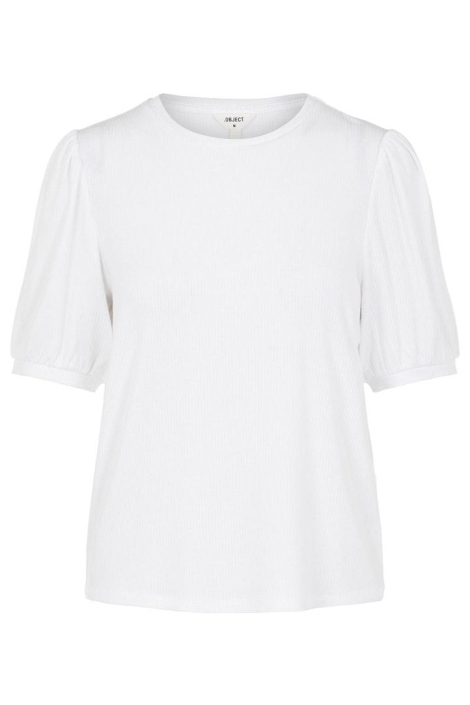 Object witte dames t-shirt | Vooraanzicht