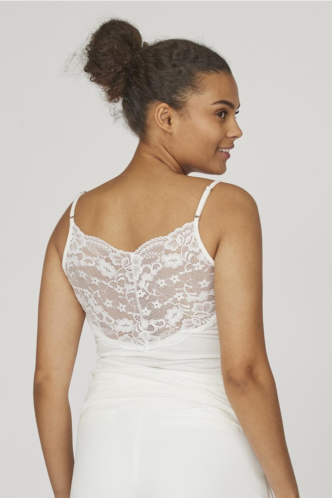 SisterS point ecru dames top | Model achteraanzicht