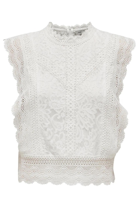 Only witte dames top | Vooraanzicht