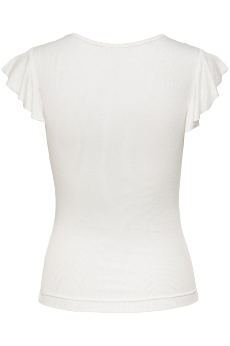 Only witte dames t-shirt | Achteraanzicht