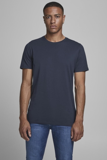 Jack & Jones JJEORGANIC BASIC TEE SS O-NECK NOOS 12156101 Navy Blazer/SLIM