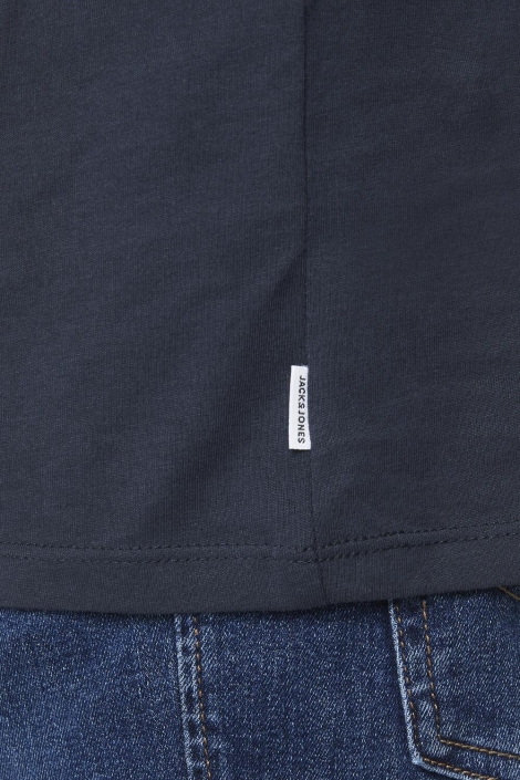 Jack & Jones blauwe heren t-shirt | Close up