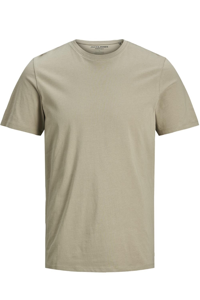 Jack & Jones camel heren t-shirt | Vooraanzicht