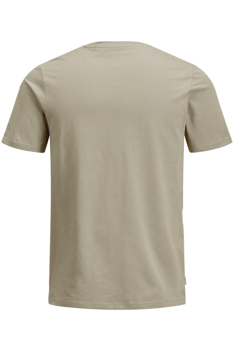 Jack & Jones camel heren t-shirt | Achteraanzicht