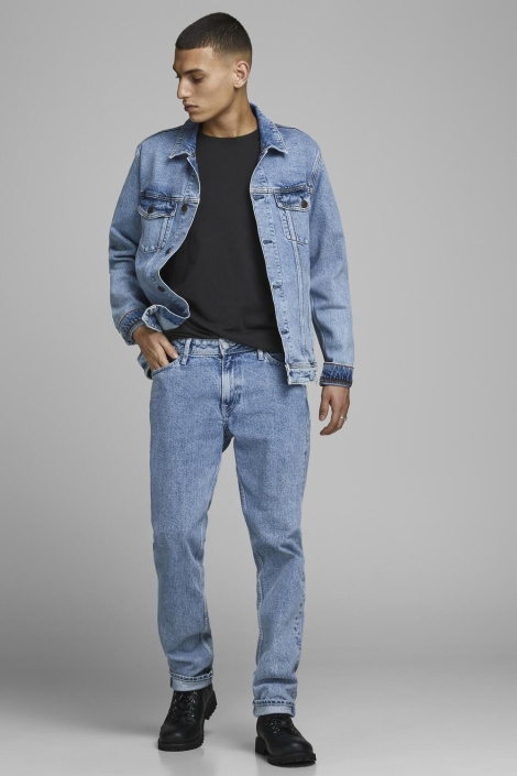 Jack & Jones zwarte heren t-shirt | Model