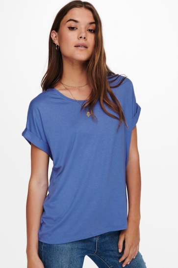 Only onlmoster s/s o-neck top noos jrs Blauw