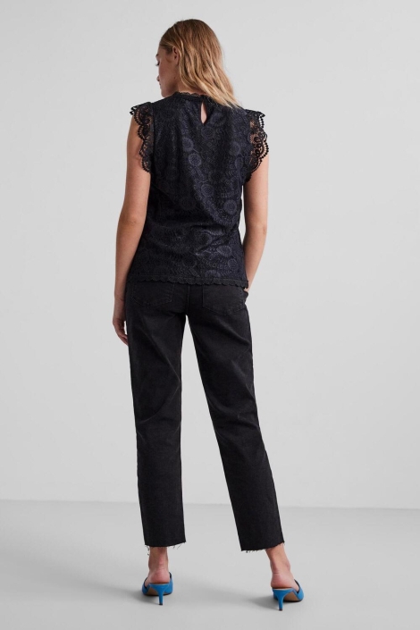 Pieces zwarte dames top | Model