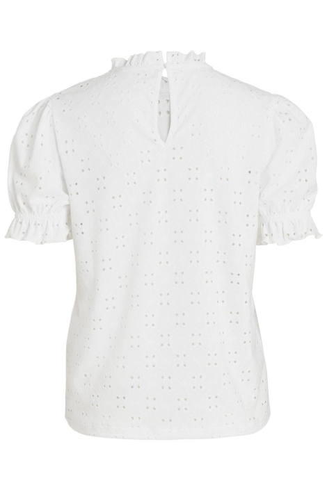 Vila witte dames t-shirt | Achteraanzicht