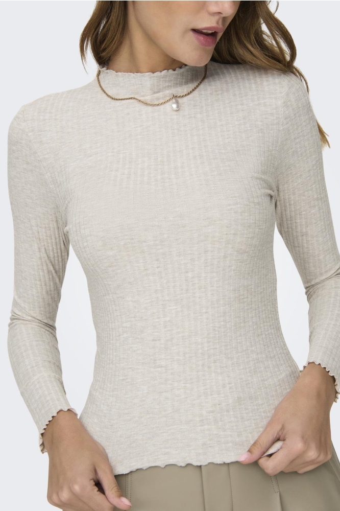 Only beige dames t-shirt