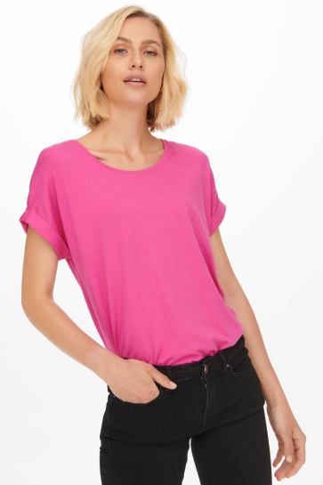 Only onlmoster s/s o-neck top noos jrs Roze