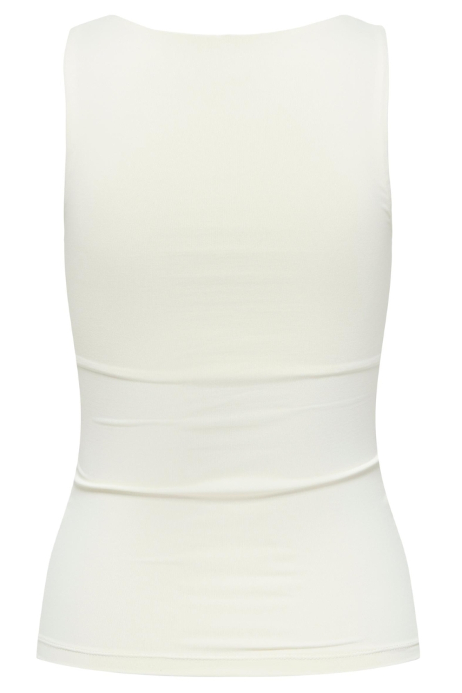 Only beige dames top | Achteraanzicht