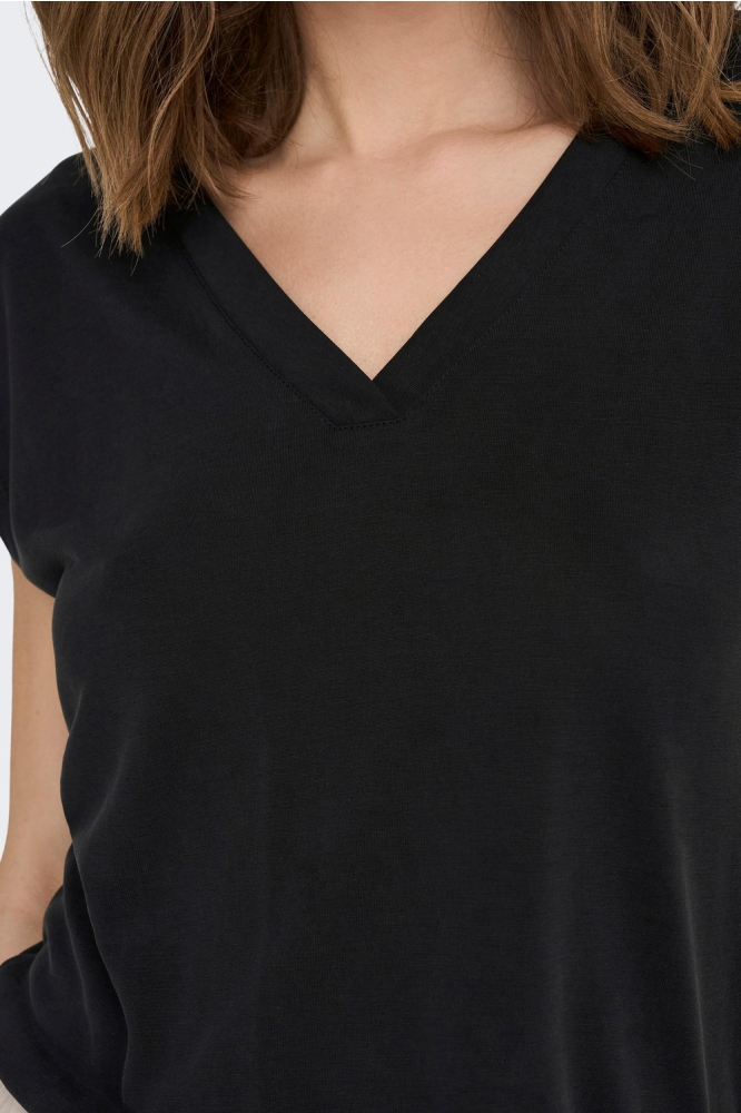 Only zwarte dames t-shirt | Unique Selling Point