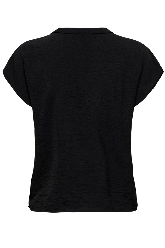 Jacqueline de Yong zwarte dames t-shirt | Achteraanzicht