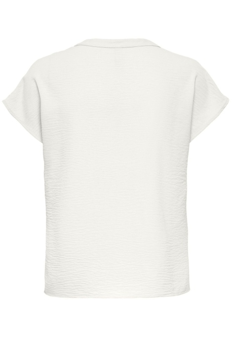 Jacqueline de Yong ecru dames t-shirt | Achteraanzicht