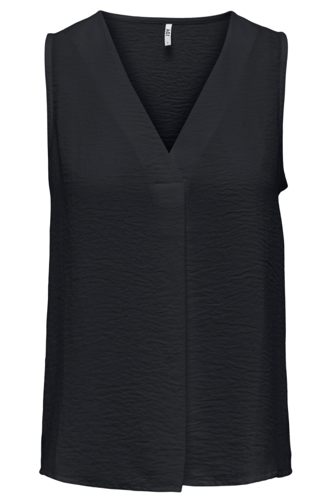 Jacqueline de Yong zwarte dames top | Vooraanzicht