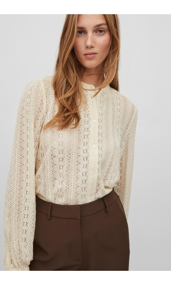 VICHIKKA LACE L/S SHIRT- NOOS 14082977 Birch