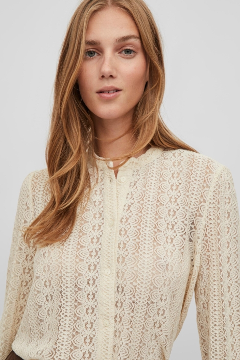 Vila beige dames blouse