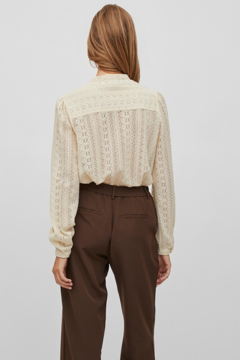 Vila beige dames blouse