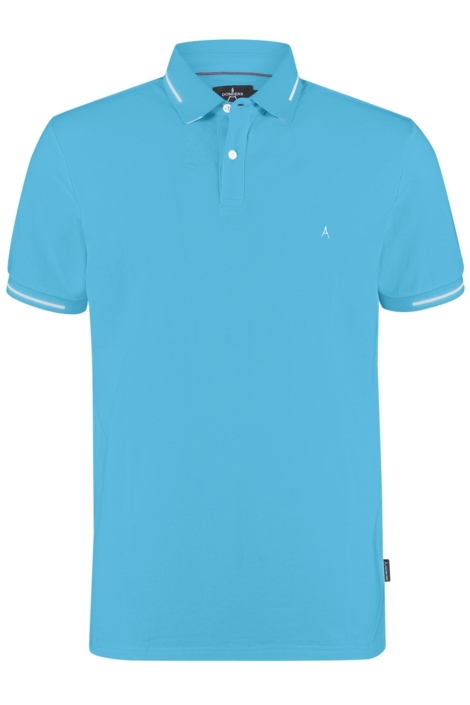Donders blauwe heren polo
