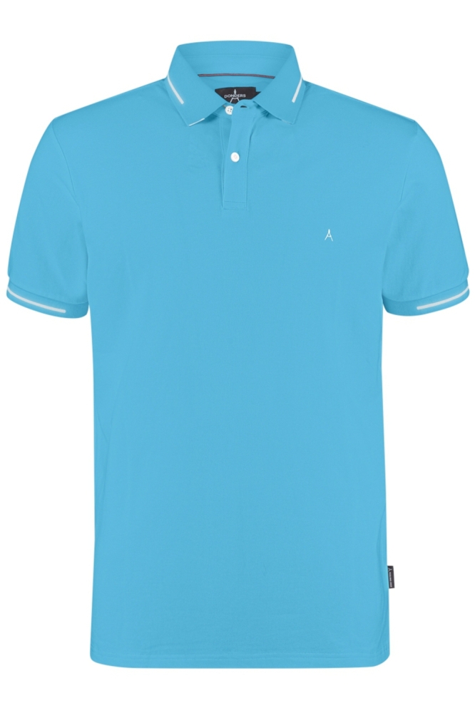 Donders blauwe heren polo
