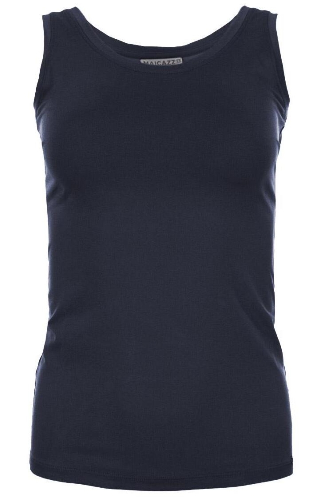 Maicazz blauwe dames top | Vooraanzicht