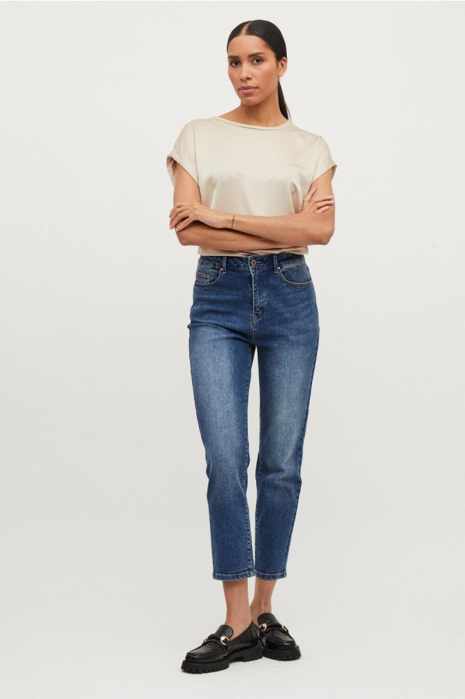 Vila beige dames t-shirt | Model