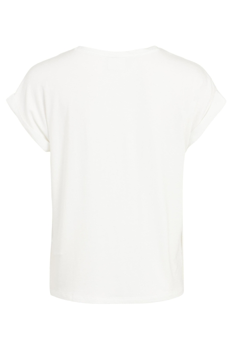 Vila witte dames t-shirt | Achteraanzicht