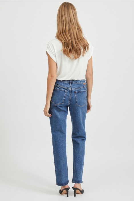 Vila witte dames t-shirt | Model