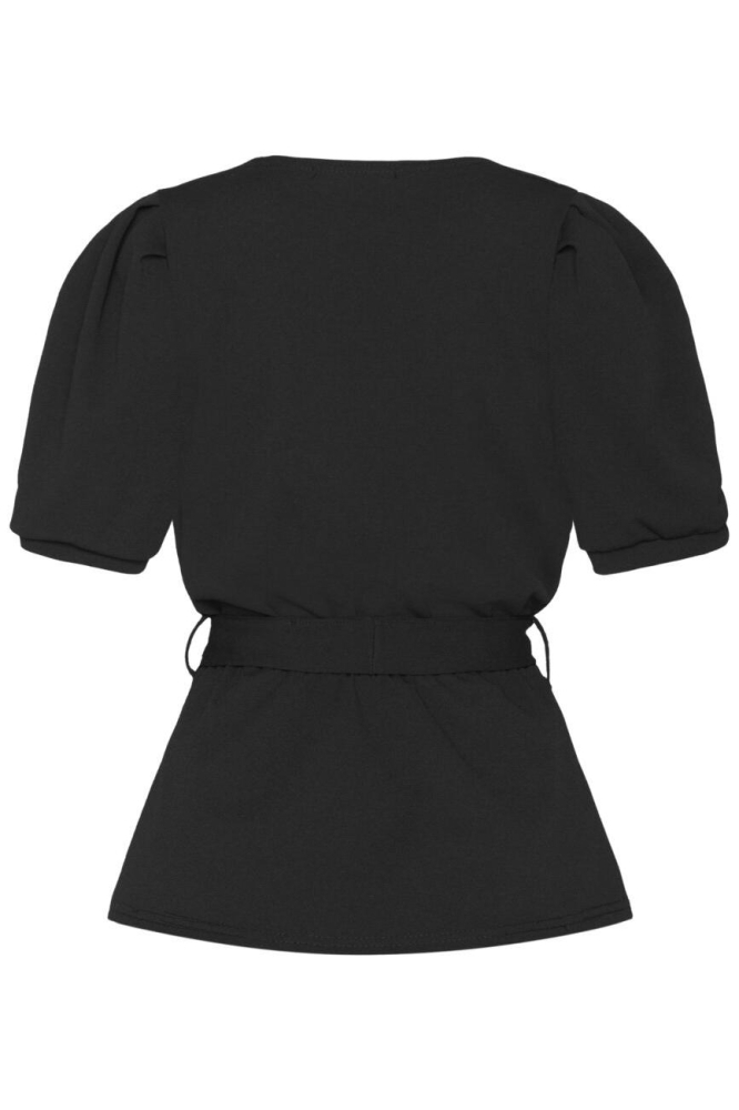 SisterS point zwarte dames blouse | Achteraanzicht