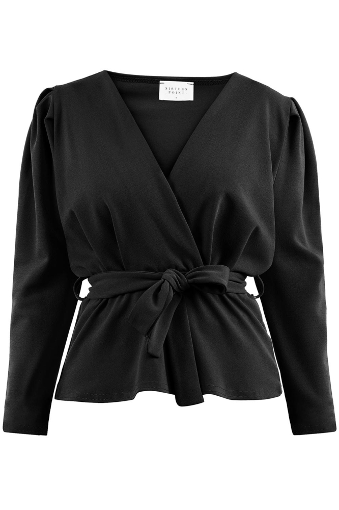 SisterS point zwarte dames t-shirt | Vooraanzicht