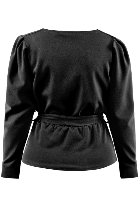 SisterS point zwarte dames t-shirt | Achteraanzicht