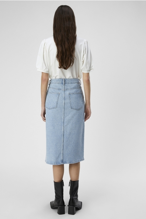 Object witte dames t-shirt | Model