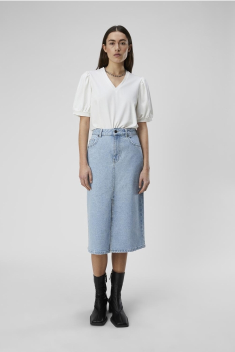 Object witte dames t-shirt | Model