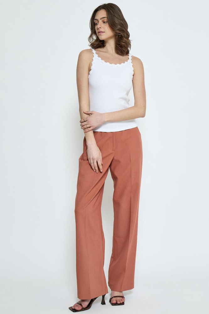 Peppercorn witte dames top | Model