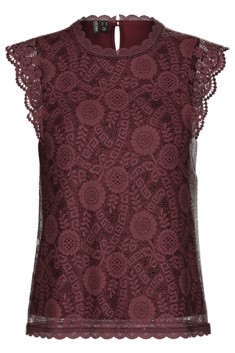 Pieces bordeaux dames top | Vooraanzicht