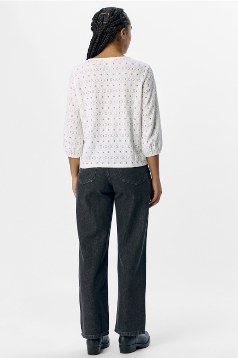 Object witte dames t-shirt | Model