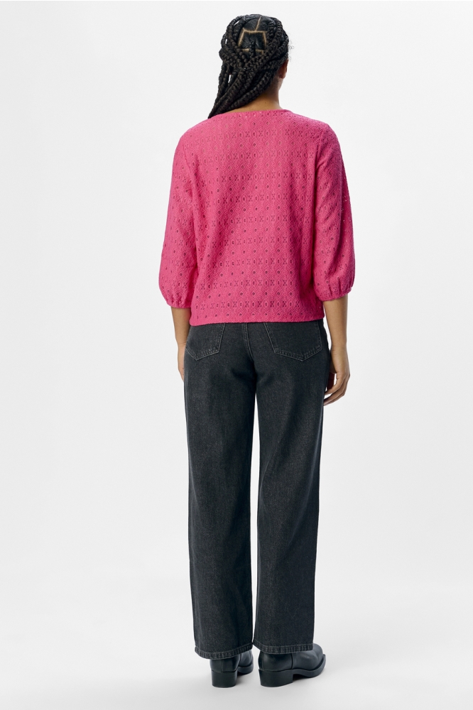 Object roze dames t-shirt | Model