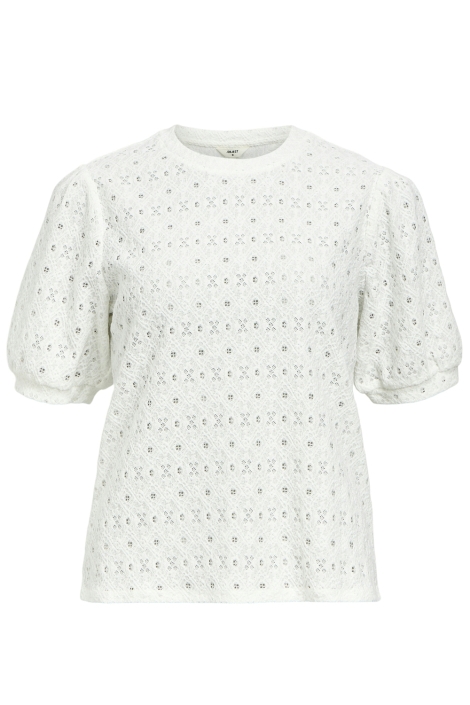 Object witte dames t-shirt | Vooraanzicht